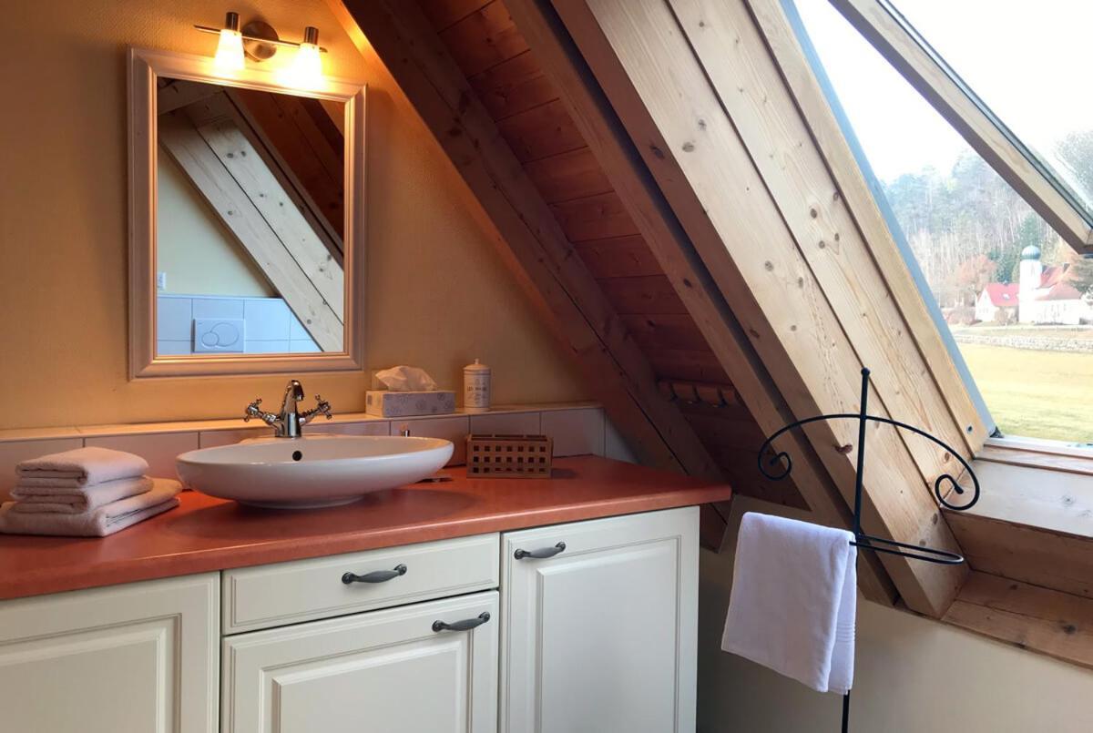 Landhotel Untere Muehle Strassberg 外观 照片