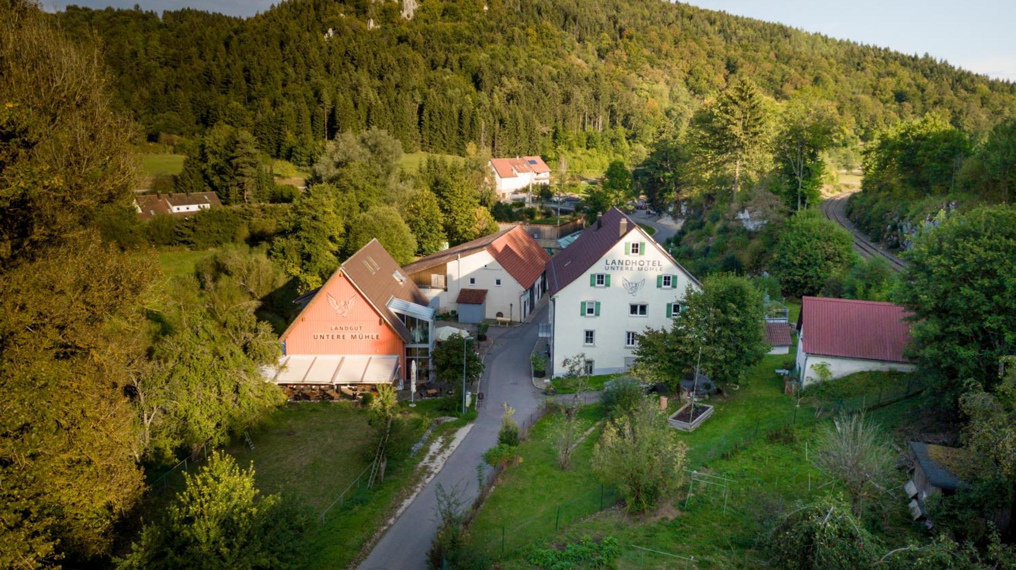 Landhotel Untere Muehle Strassberg 外观 照片